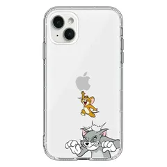 KAIFJ iPhone15 用 ケース トムとジェリー iphone 15 用 ケース 6.1インチ 人気 クリアケース TPU 軽量 薄型 Qi充電対応 衝撃吸収保護ケース 透明 黄変防止/滑り止め/指紋防止 かわいい スマホケース アイフォン15 用 1