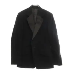 DOLCE & GABBANA (ドルチェアンドガッバーナ) ベルベット シングル テーラードジャケット ブラック 2GQ07Tのサムネイル