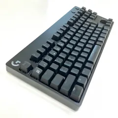 【上美品⭐️Logicool PRO】 PROゲーミング キーボード     G-PKB-002CK    GK BLUE CLICKY    キーボード データ ケーブル付属　 ワンオーナーユーズド品 （AYA） 24080902000WN