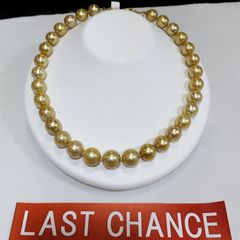 白蝶真珠ナチュラルゴールドネックレス