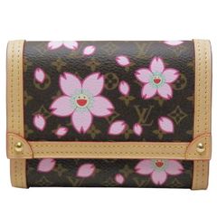 ルイ・ヴィトン　LOUIS VUITTON　LVｘTM　チェリーブロッサム　三つ折財布　ポルトフォイユ・ヴィクトリーヌ　村上隆　Ｍ１３４２７　未使用品