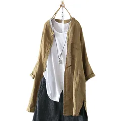 ロング カーディガン 薄手 ガウン コーディガン 羽織もの 春夏 レディース 七分袖 フリーサイズ シンプル ゆったり シャツ オーバーサイズ [KumiModa] カジュアル 着痩せ 体型カバー 通勤 大きいサイズ…