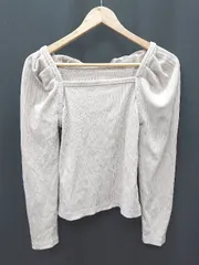 ◇ ⊂ one after another NICE CLAUP 長袖 Tシャツ カットソー サイズF ピンクベージュ系 レディース P  【1408200041318】