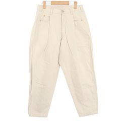 HAVERSACK ATTIRE(ハバーサック アタイア) 5ポケット 生成り タック パンツ 古着