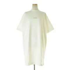 【AcneStudios】FN-WN-DRES000461 ロゴプリント ドレス半袖ワンピースのサムネイル
