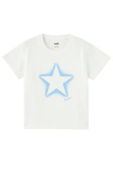 X-girl エックスガール 105252011018 SPRAY STAR S/S BABY TEE ベビーTシャツ WHITE 正規通販 レディース