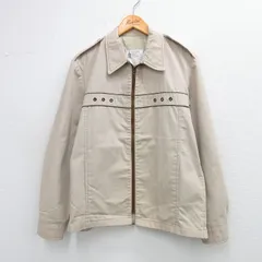 M/古着 ロンドンフォグ 長袖 ジャケット メンズ 80s タロン ベージュ カーキ 25oct10 中古 アウター ジャンパー ブルゾン