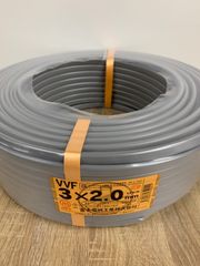 富士電線　VVFケーブル　3×2.0mm 100m 未使用