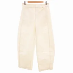 ユニクロ UNIQLO 25SS ジャージーバレルレッグパンツ ストレッチ L 白 ホワイト 221-475344 /GV