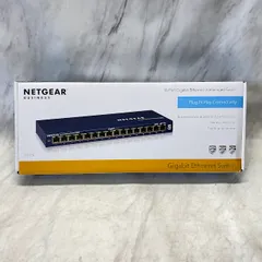 最終値下！　新品未開封　NETGEAR スイッチングハブGS116-200JPS GS116-200JPS ギガビットアンマネージスイッチングハブ 1台