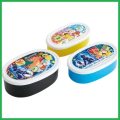 日本製 24 ポケットモンスター 小180ml) 中280ml (大400ml SRS3SAG-A 3個組 保存容器 シール容器 弁当箱 スケーター(Skater)