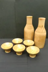 【未使用品】竹製　酒器セット