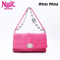 Miu Miu ミュウ ミュウ ショルダーバッグ マテラッセ クリスタル
