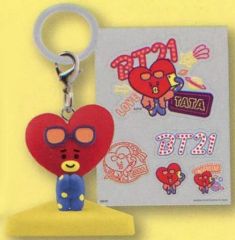 [중고] 잡화 TATA (부이) 우산 마커 & 데코 B6 스티커 [취하는 파카! BT21 우산 마커 & 데코 스티커]