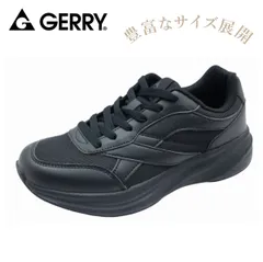 GERRY ジェリー TU 311 メンズ スニーカー シューズ ローカット 紐 靴 25.5-28.0cm ブラックBLのサムネイル