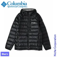 【新品】 コロンビア アークティッククレストダウンフーデッドジャケット メンズ (WE8937) (010 ブラック M)