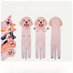 ハンドタオル マイクロファイバー 犬 ワンちゃん dog 犬の爪 ハンカチーフ キッチン トイレ バス 玄関 リビング かわいい ユニーク ポップ