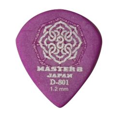 MASTER 8 JAPAN マスターエイトジャパン ギターピック D-801 HARDGRIPシリーズ D801S-JZ120 ジャズタイプ 1.2mm 1枚 サンドブラスト加工の滑り止め