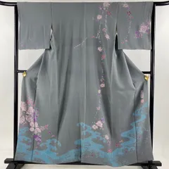 【未着用】大脇一心作　辻が花訪問着　正絹　身丈165cm裄65.5cm⭐︎着物のみ 大脇一心作 紬地辻が花訪問着 | 特選きものコレクション