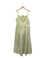 エムズグレイシー リボン付きサロペット 516116 パンツ 38 グリーン IT2TSZ91TA3E