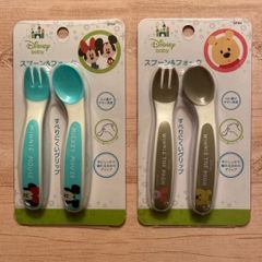 Disney ベビースプーン＆フォーク　2点セット