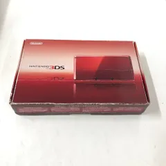 196 ニンテンドー 3DS 本体 フレアレッド フルセット 任天堂 3DS ニンテンドー3DS 本体 完品 フレアレッド 中古