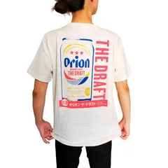 Sサイズ オリオンビール tシャツ 正規品 スラブ ベージュ 生成り ドラフト缶 ユニセックス シャツ 定番 オリオンtシャツのサムネイル