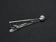 ■極美品■ ELLE エル ネクタイピン タイピン アクセサリー ビジネス 紳士 メンズ シルバー系 DE7250のサムネイル