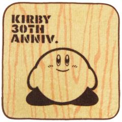 [중고] 잡화 별의 커비 30주년(나뭇결)/핸드 사이즈 기념 디자인 수건~보켄의 시작~ [이치반 복권 별의 커비 30주년 디럭스 컬렉션] E상
