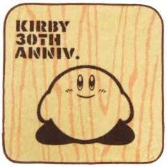 【中古】雑貨 星のカービィ 30周年(木目)/ハンドサイズ 記念デザインタオル～ぼうけんのはじまり～ 「一番くじ 星のカービィ 30周年 デラックスコレクション」 E賞