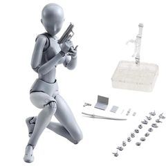 New Huijokf Drawing Model, Drawing Doll, Manga Drawing Model, Articulated Figure, Full-Body Doll, Premium Sketch Doll, Base Model, Female Character, Stand Included, Posable Doll, Drawing Practice, Art, Sketching Prop, Changeable Gestures