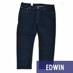 未使用 EDWIN エドウィン ジーンズ 403FLEX ストレート E403F デニム ストレッチ インターナショナルベーシック 日本製 メンズ ボトムス W42サイズ