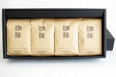 コーヒーギフト ばんこくオリジナル 200g×4(ギフトボックス、包装紙込み)