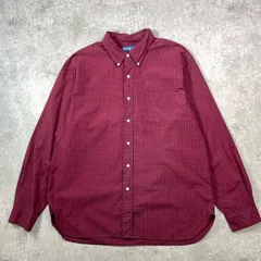 90年代 Ralph Lauren ラルフローレン ギンガムチェックシャツ メンズ2XL 
