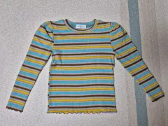 シュエット 女児 リブ Tシャツ 11 サブパラグラフ ( XL 130 )