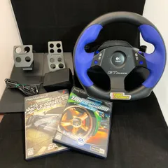 【動作確認済み】PS2 ニードフォースピード モスト ウォンテッド ニード・フォー・スピード アンダーグラウンド2 Logitech GT Force ハンドルコントローラ ew