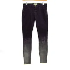 カレントエリオット デニムパンツ ボトムス スキニージーンズ USA製 レディース 25サイズ ブラック Current/Elliott 【中古】