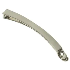 【在庫処分】(シルバー) プレゼント 大人可愛い クリップ ヘアアクセ ヘアアクセサリー ヘアクリップ バナナクリップ バナナクリップ バナナクリップ 上品 ゴールド シルバー メタル シンプルバナナクリップ メタルバナナクリップ RAG OVER