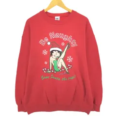 古着 00年代 BETTY BOOP ベティーブープ キャラクタースウェットシャツ トレーナー メンズL相当/eaa391581