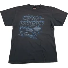古着 ハーレーダビッドソン Harley-Davidson ファイヤーパターン モーターサイクル バイクTシャツ メンズM相当/eaa540468