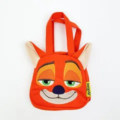 ディズニー ズートピア ニック スエット素材ダイカットバッグ オレンジ  Disney