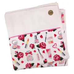 新品未使用　feiler フェイラー　非売品　バスタオル　クレドラシャンス　花柄 bheart_lfl-missflower