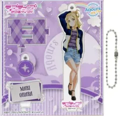 【中古】雑貨 小原鞠莉 Aqours CLUB 公式アクリルスタンドキーホルダーVol.1 バースデーVer. 「ラブライブ!サンシャイン!!」 Aqours CLUB限定グッズ