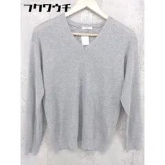 ◇ ITEMS URBAN RESEARCH アーバンリサーチ Vネック 長袖 ニット セーター サイズF グレー レディース 【中古】 【1002801972592】