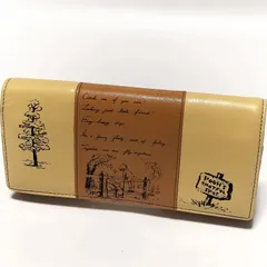 【美品】Samantha Thavasa × Disney プーさん　長財布　ベージュ ブラウン　Petit Choice　コラボ　Pooh