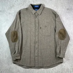 未使用 USA製 古着 80's ウールリッチ エルボーパッチ ウールシャツ WOOLRICH - ウールリッチ 80s USA製 ウール 長袖 シャツ 赤