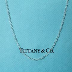 極美品 太め ティファニー ミディアムチェーンネックレス 45cm24