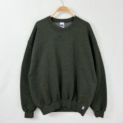 【フォロワー様クーポン配布中！】メキシコ製 Russell athletic ラッセルアスレチック 前V 前ガゼット 無地 スウェット トレーナー プルオーバー 輸入古着 海外古着 US古着 メンズ XLサイズ グレー ノームコア 【S82】
