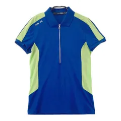 サイズ：XS RLX ラルフローレン  ハーフジップ 半袖ポロシャツ  ブルー系 [240101381917]# ゴルフウェア レディース ストスト