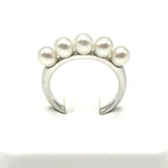 【9号・ベビーパール】タサキ　TASAKI　指輪　リング　真珠　ホワイトゴールド